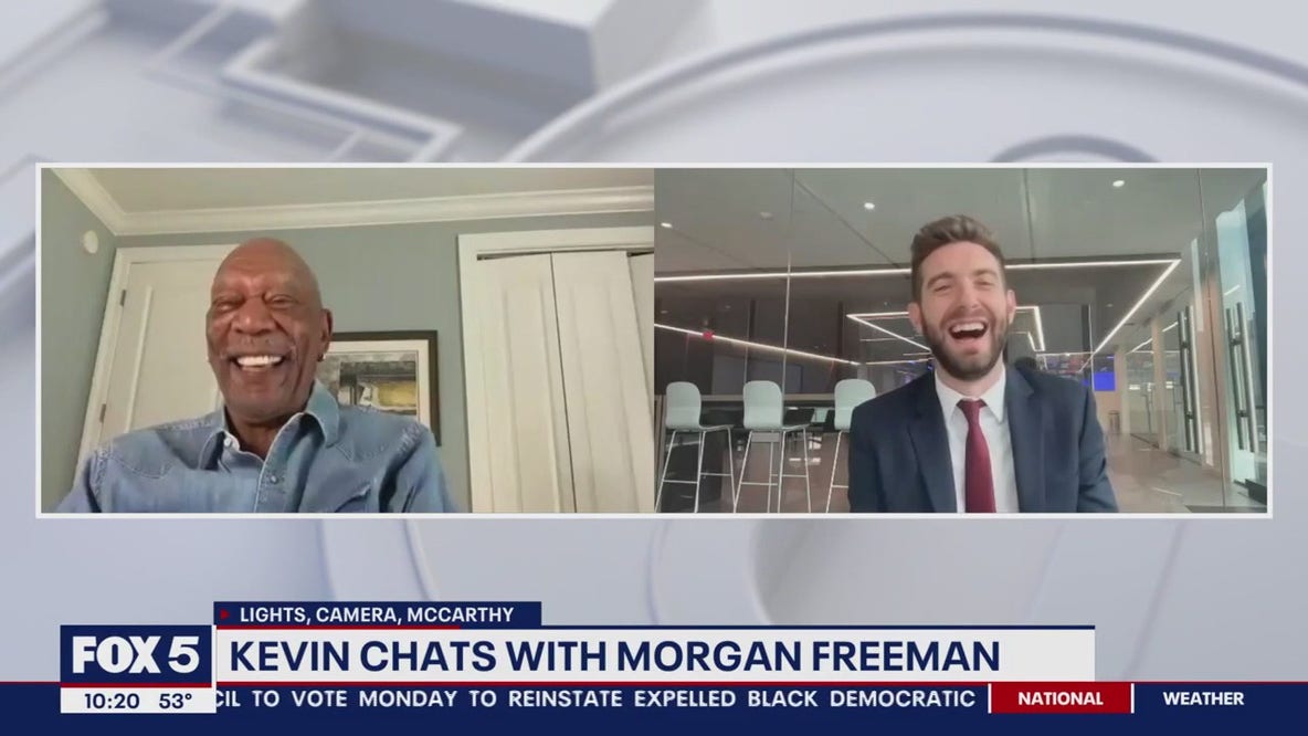 Morgan Freeman talks acting career, new film "A Good Person"